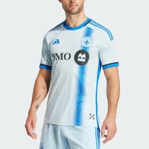 NWT Adidas CF Montreal Light Blue 2024/2025 La Main Away Jersey